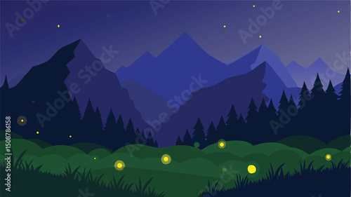 fantasy glowing cave with crystals and hidden treasure