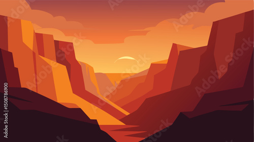 a foggy mountain pass with steep cliffs winding road