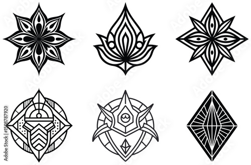 Geometric Mandala Designs Sacred Geometry Art, Line Art, Tattoo Inspirations