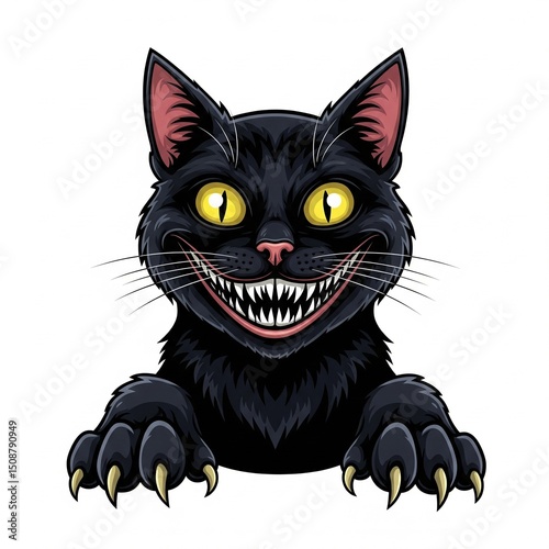 black and white cat
