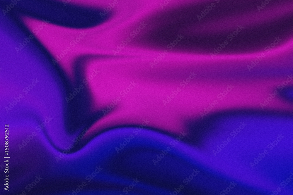 Fototapeta premium Abstract dreamy noise gradient background in vibrant fusion of pink purple and blue hues creates a dynamic fluid texture