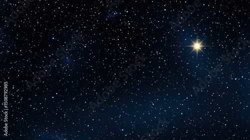 Wallpaper Mural Planet A night sky filled with stars, showing the Earth as part of a vast universe. Torontodigital.ca