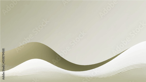 A light olive and ash abstract background featuring a subtle wave or curve and a halftone dot pattern creating a sense of depth and perspective. The overall style is clean, modern, and minimalist.


