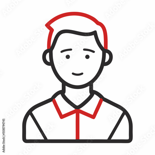 vector illustration of cartoon character