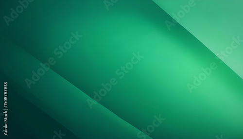Abstract green background with futuristic lines and a vibrant digital wave pattern