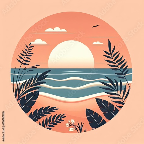 Warm Ocean Breeze and Sunset Vibes