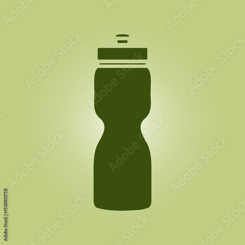 Water bottle trendy artwork ravishing abstract vector illustration colorful applicable design