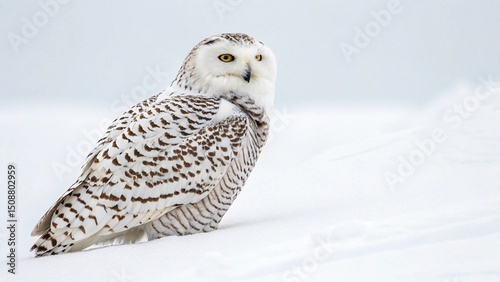 owl flay on white background