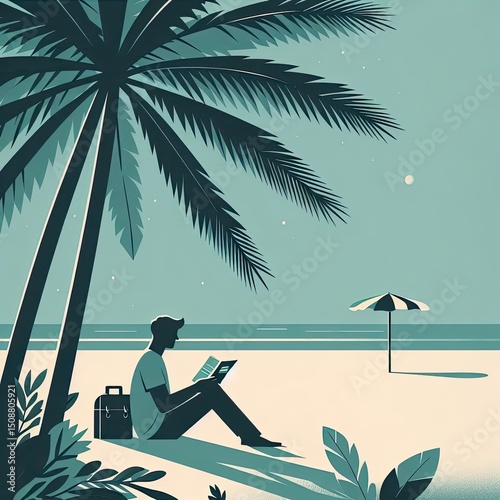 Calm Ocean Air and Seaside Reading