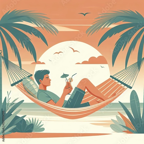 Calm Hammock Vibes at Beach