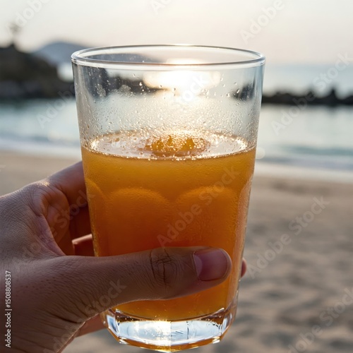 Perfect Summer Vibes with Iced Drink