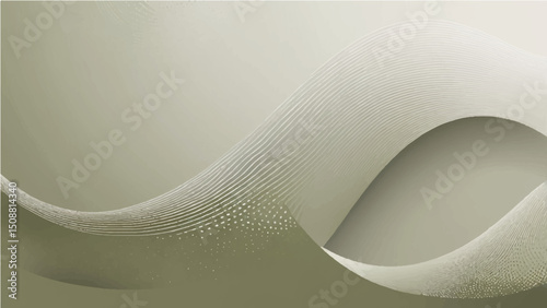 A light olive and ash abstract background featuring a subtle wave or curve and a halftone dot pattern creating a sense of depth and perspective. The overall style is clean, modern, and minimalist.


