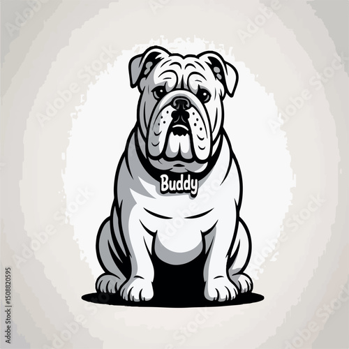 dog, illustration, animal, pet, vector, puppy, bulldog, mammal, portrait, black, graphic, head, sketch, face, breed, cartoon, funny, cute, image, canine, drawing, background, doggy, domestic,