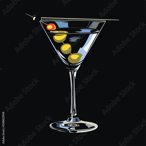 drink, cocktail, alcohol, beverage, glass, bar, menu, juice, vector, summer, party, ice, isolated, fresh, illustration, fruit, lemon, tropical, lime, design, celebration, drawing, object, cold,