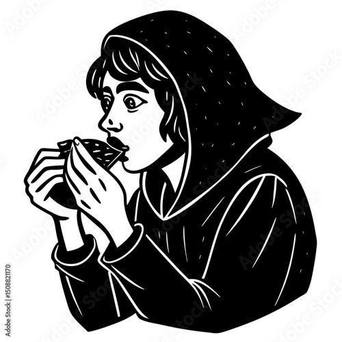 girl with a cup of tea