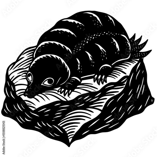  burrowing beneath bedding 