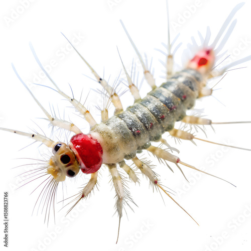 Phantom midge larva isolated on transparent background 