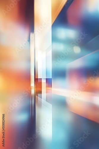 Vibrant Abstract Glass Blur Effect