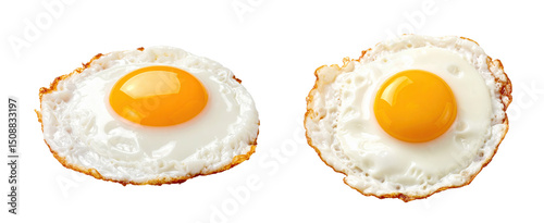 Realistic Fried Egg PNG – Isolated on Transparent Background