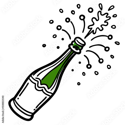 bottle of champagne