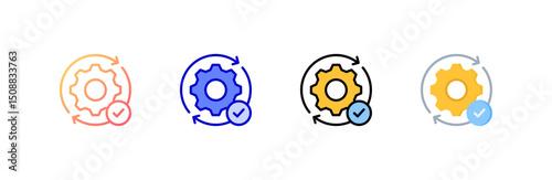 Execute Icon set multiple style collection