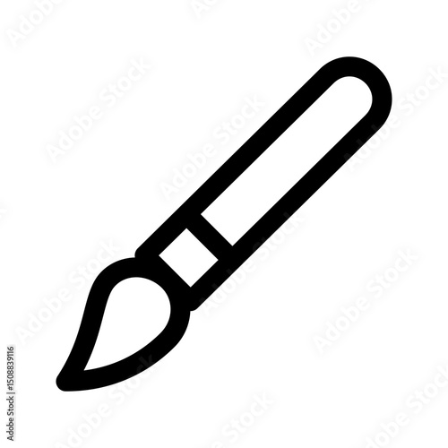 Paint Brush icon Brush sign. for mobile concept and web design. vector illustration on white background