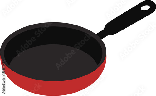 frying pan isolated on white background