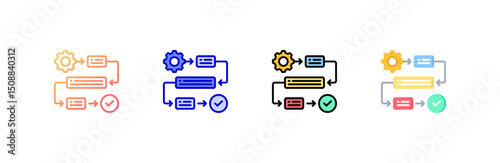 Iteration Icon set multiple style collection