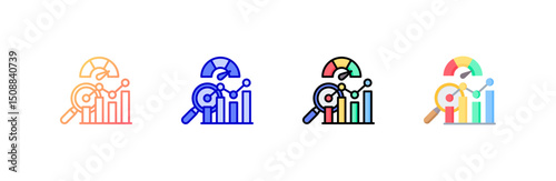 Benchmarking Icon set multiple style collection