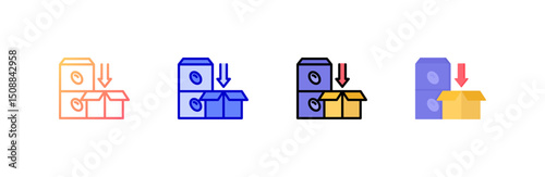 Import Icon set multiple style collection