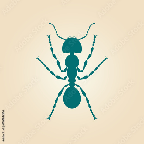 Ant trendy artwork magnificent abstract vector illustration colorful practical design