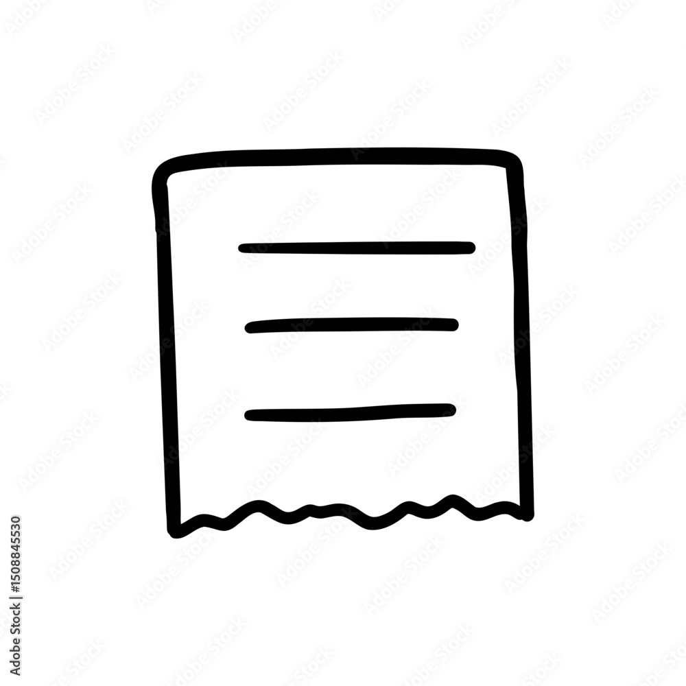 Fototapeta premium document or note icon
