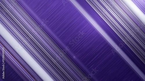 Abstract Purple and White Diagonal Lines with Textured Surface Video
