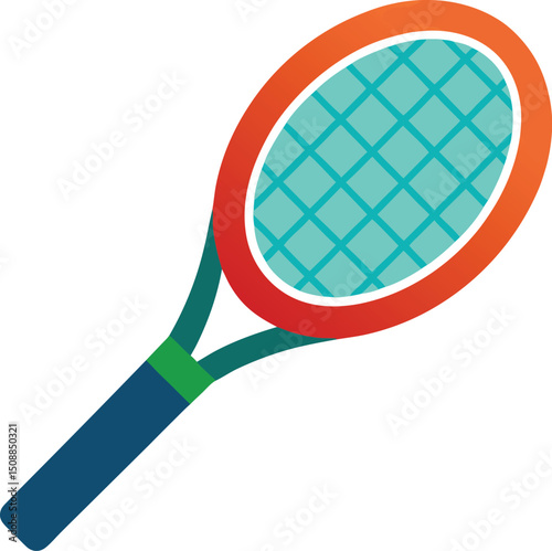 tennis racket with ball