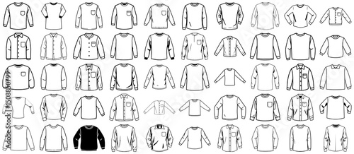 Shirts and Tops: A Variety of Designs Icon