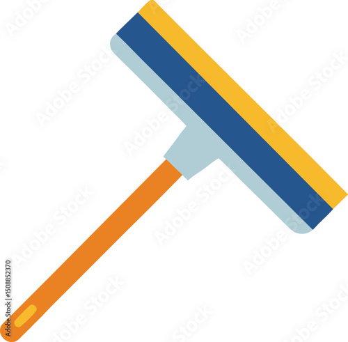 blue pencil on white background