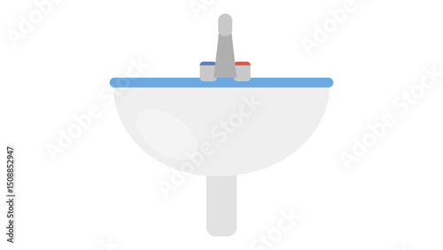 toilet bowl isolated on white