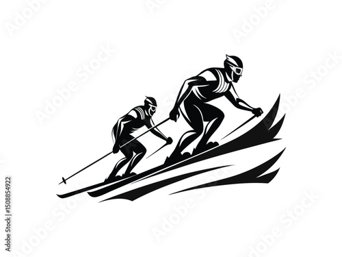 skier jumping on a mountain