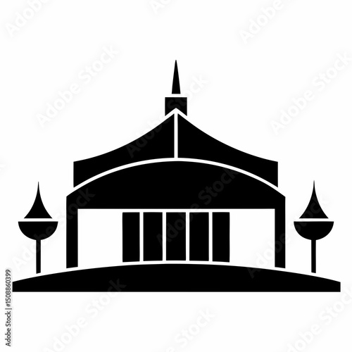 circus tent icon