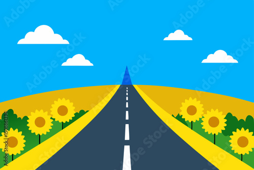 road to the sea