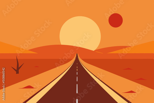 road in the desert