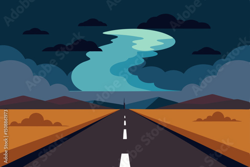 road in the desert