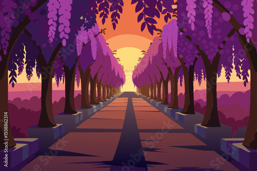road in the park
