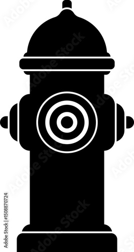 Emergency Fire, Water Hydrant Icon