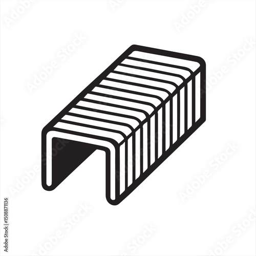 fill with staples