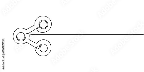 share continuous one line drawing, Share icon. Arrow symbol, Reply send forward icons button. Send message icon. External Link Icon. Upload icon. Connection symbol - network sharing icon, continuous.