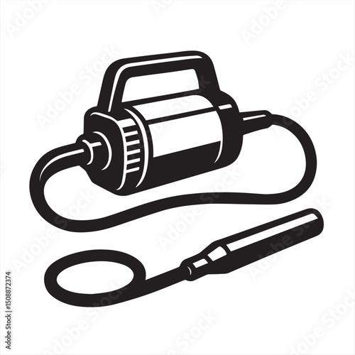 vacuum cleaner isolated on white background