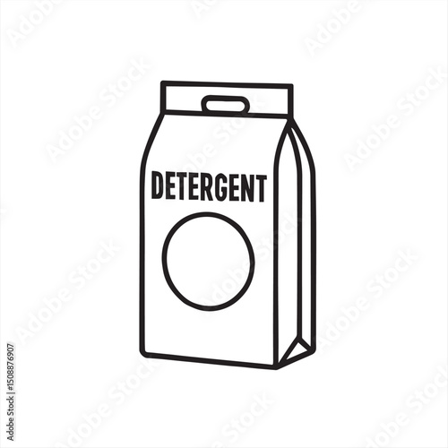a packet of detergent