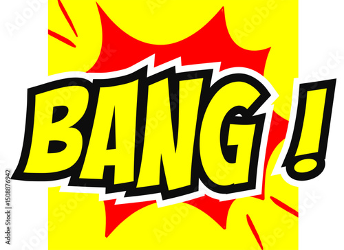 Cartoon comic sign burst clouds. Speech bubble, Bang sign expression and pop art text frames. Comics mem expressions speech, superhero book Bang label. Isolated vector symbols set
