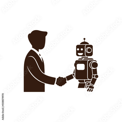 Human and Robot Handshake Partnership in the Digital Age
